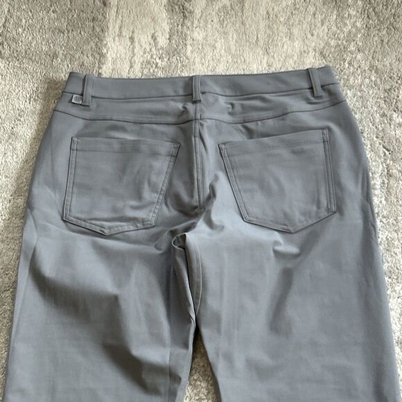 Lululemon ABC Pants Mens 32 Gray Warpstreme Classic Fit Pockets M5AQ9S - Picture 7 of 9